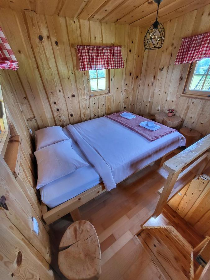 Unique Wooden Holiday House In Nature Lukovica pri Domžalah Exteriér fotografie