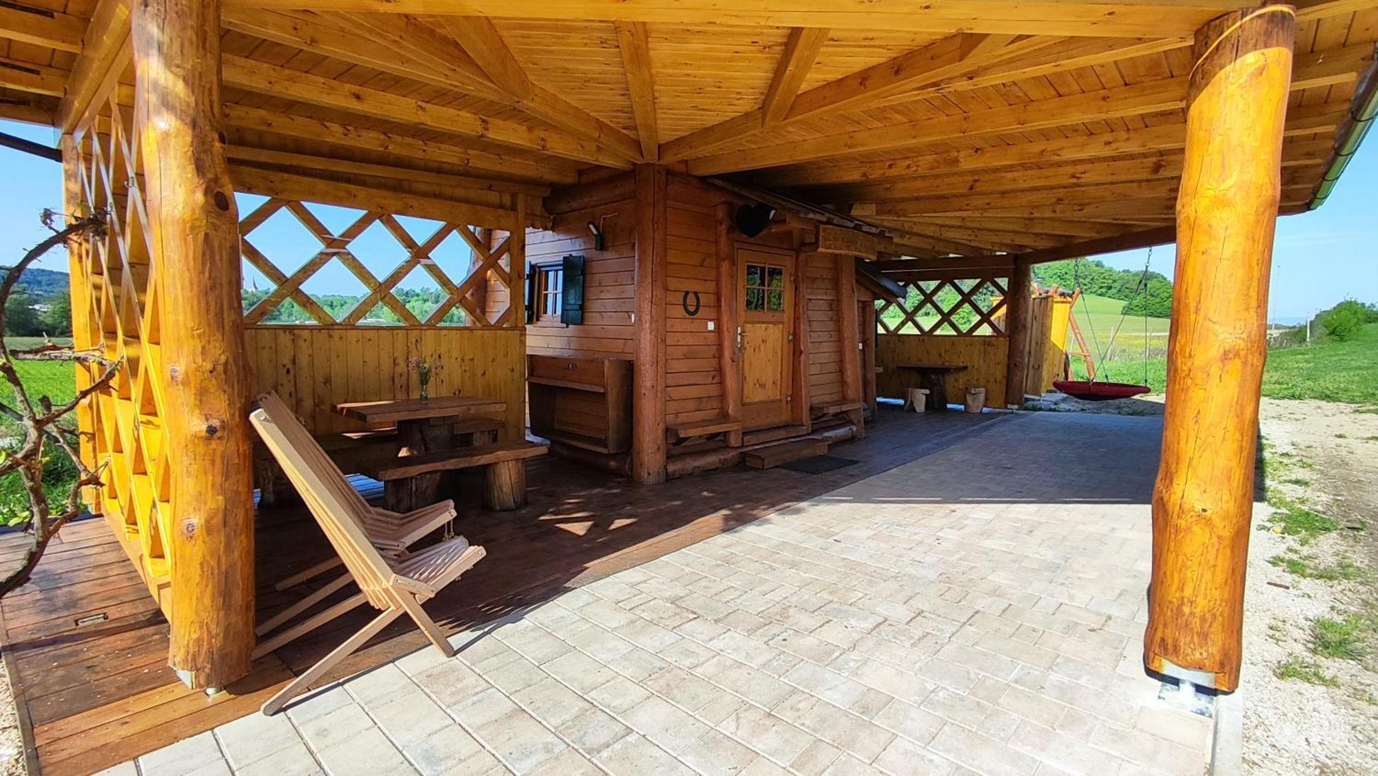 Unique Wooden Holiday House In Nature Lukovica pri Domžalah Exteriér fotografie